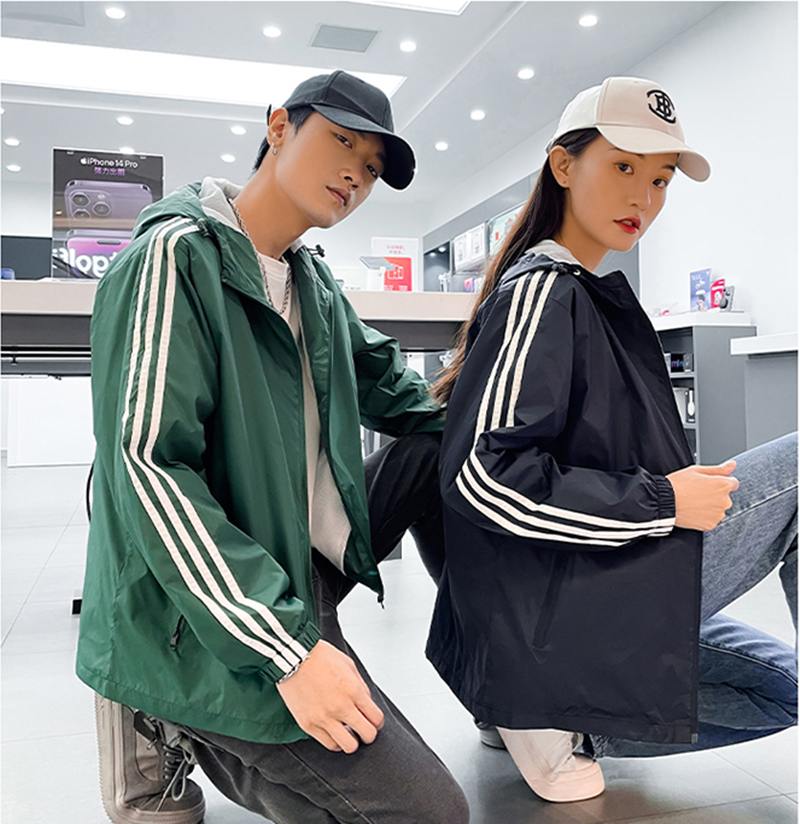 【品牌撤柜】男女同款运动休闲风衣外套