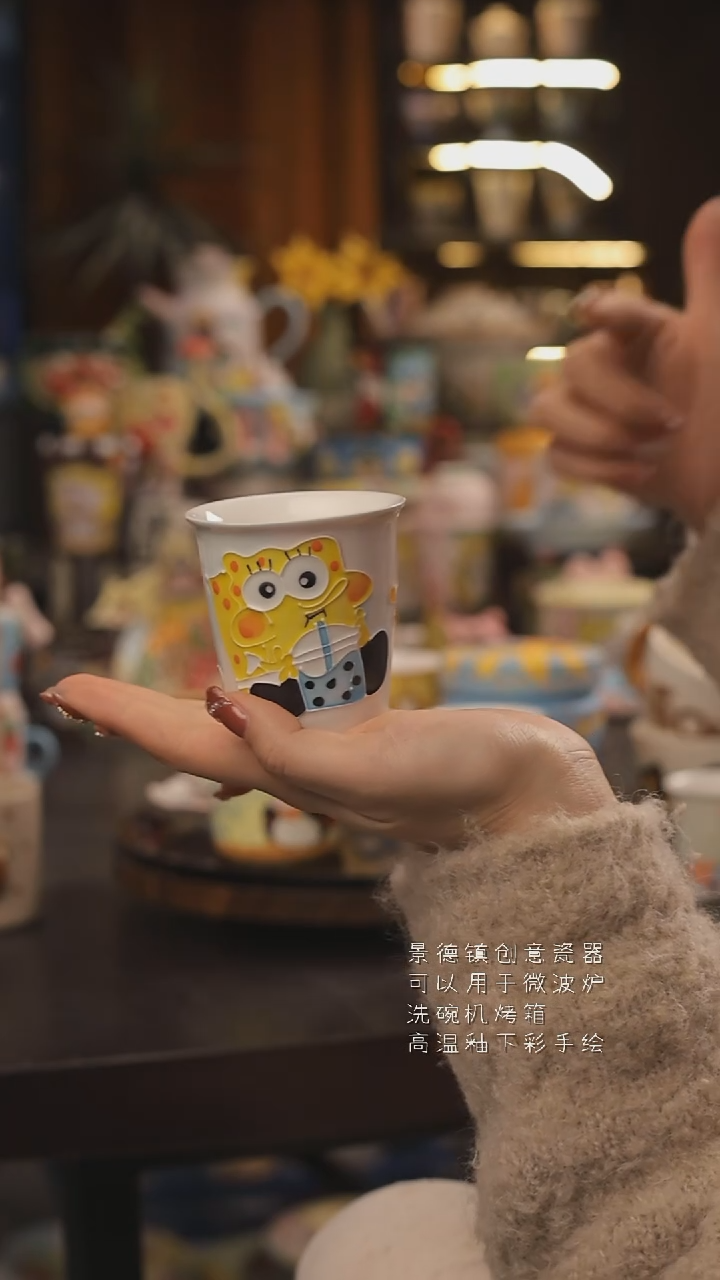 景德镇釉下彩绘设计师款式陶瓷