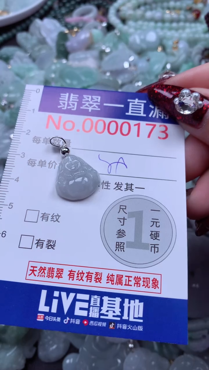 吊坠(不含链)未镶嵌翡翠173