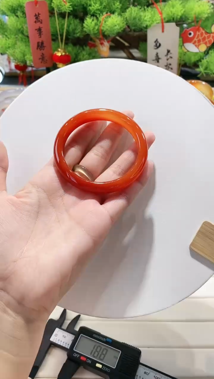 【闪购商品】玛瑙/玉髓手镯未镶嵌30-56.5