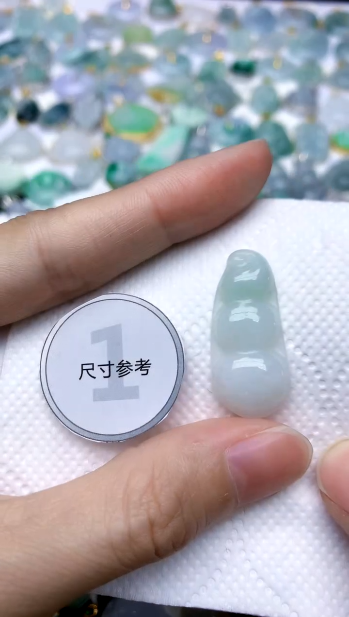 颈饰未镶嵌翡翠天然A货翡翠