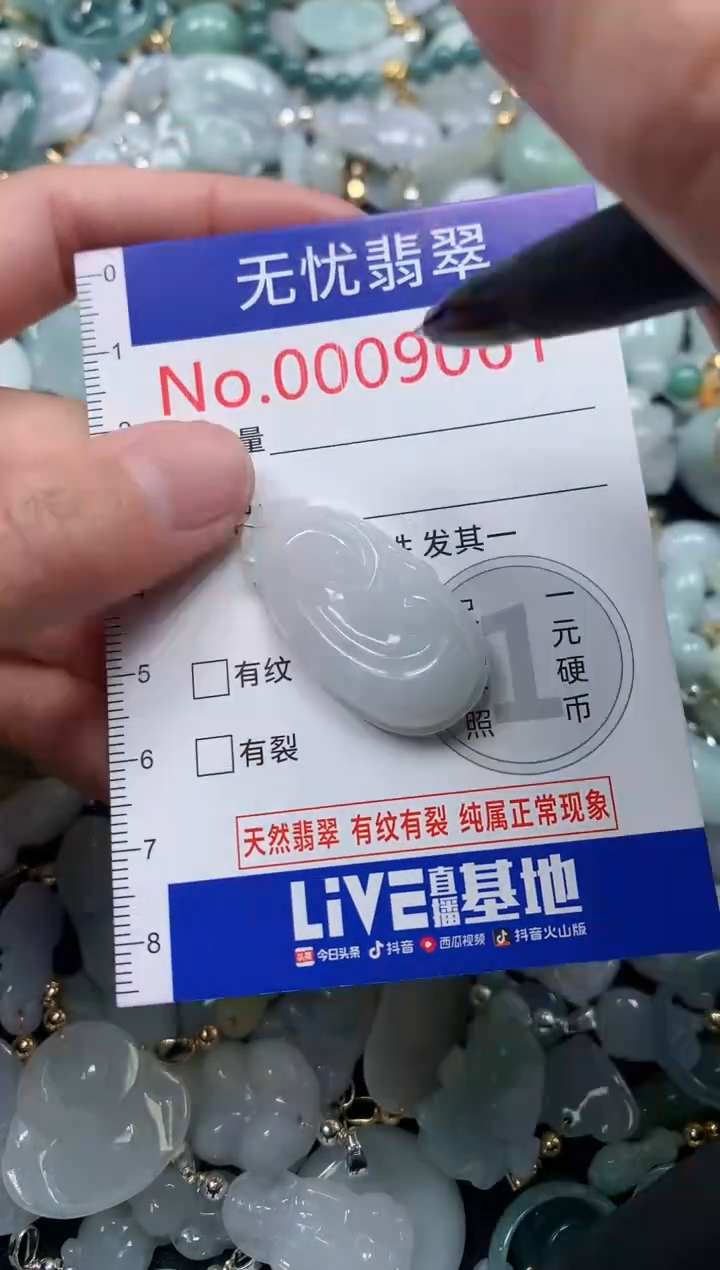 翡翠未镶嵌吊坠(不含链)9061