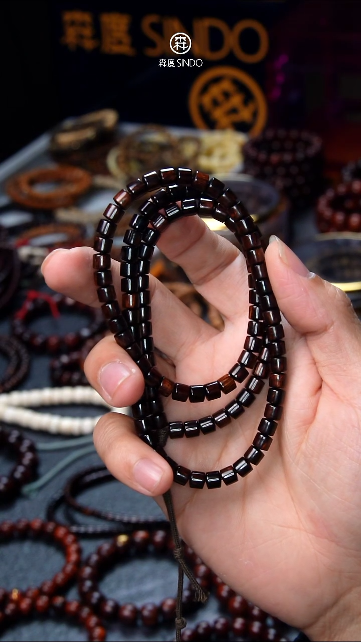 手串/手链黄花梨/降香黄檀海黄竹节6*5.6