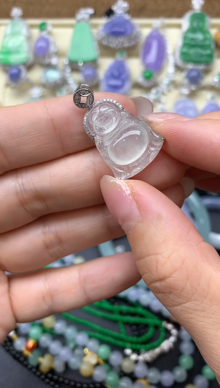 【闪购商品】翡翠颈饰18K金镶嵌193-中国好珍宝