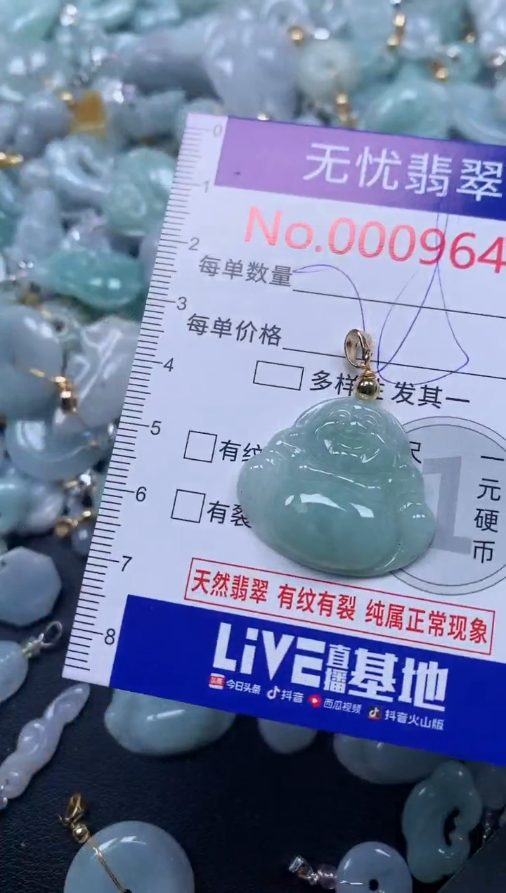 颈饰未镶嵌翡翠9649