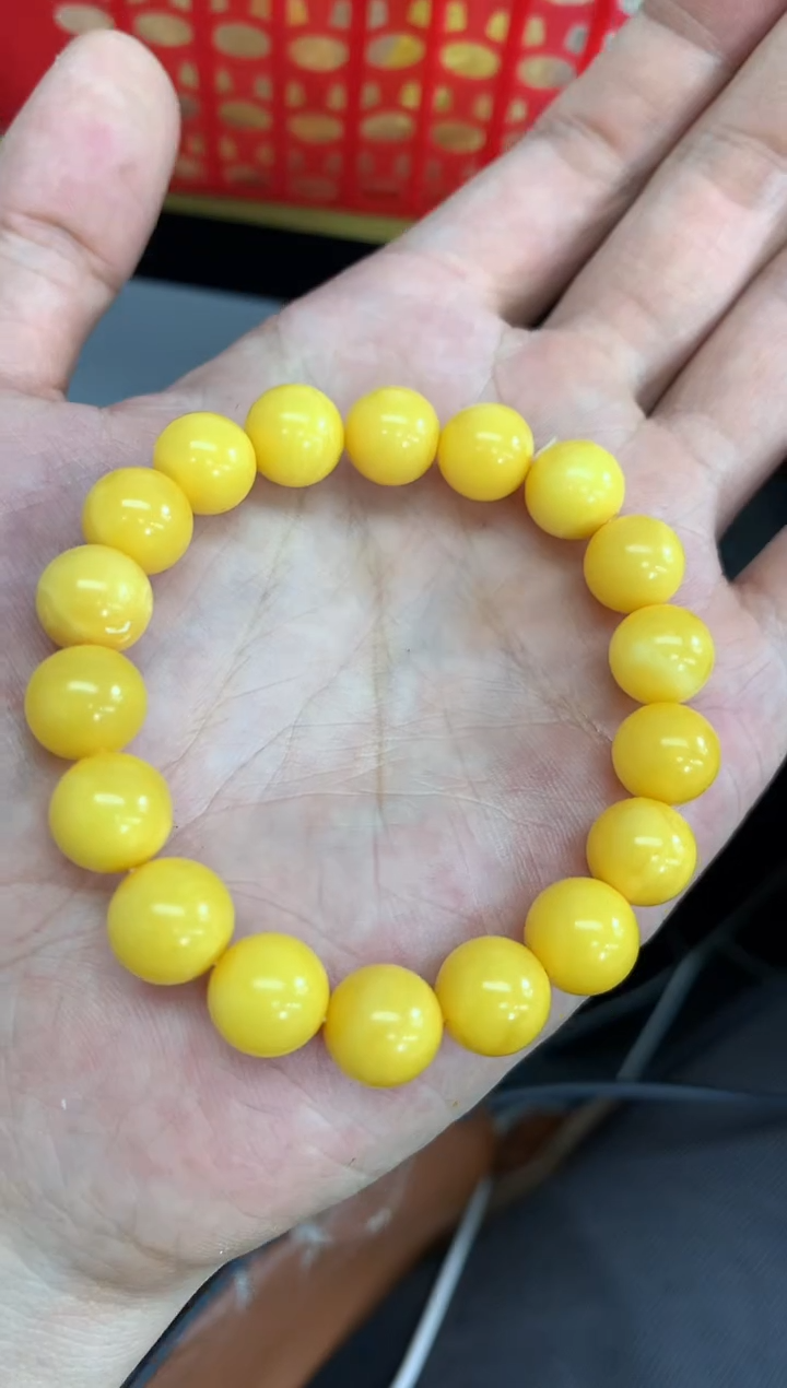 【闪购商品】琥珀裸石未镶嵌手串