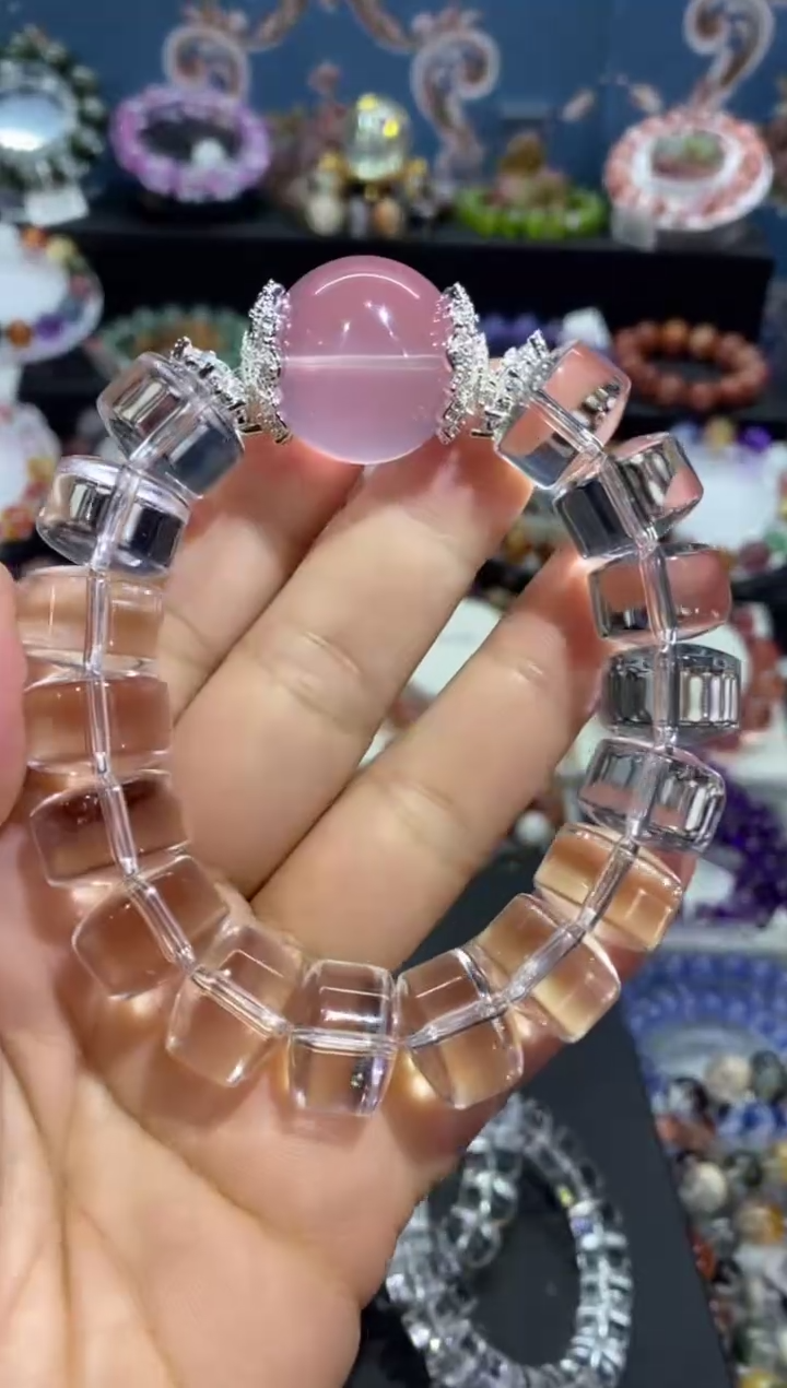 【闪购商品】水晶手串未镶嵌DIY水晶手串