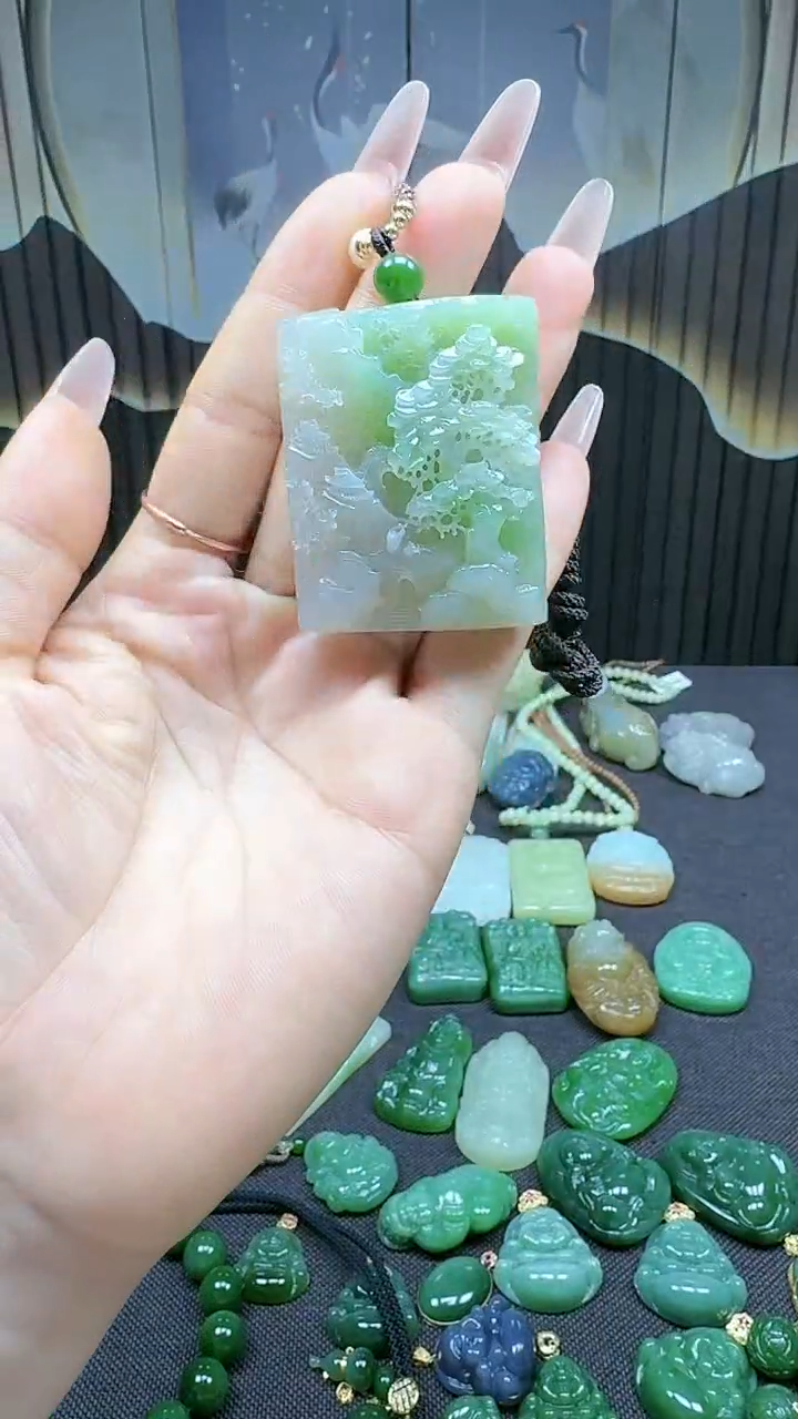 【闪购商品】和田玉未镶嵌挂件1