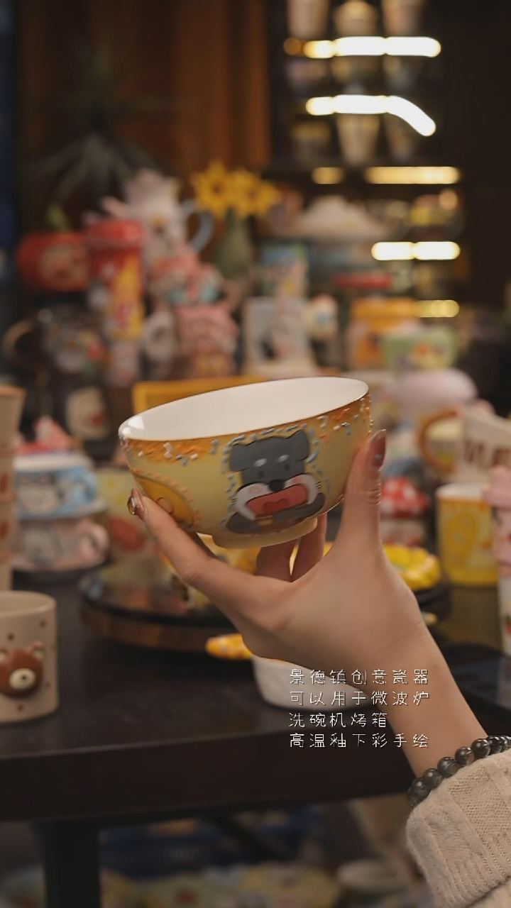 景德镇釉下彩绘设计师款式陶瓷