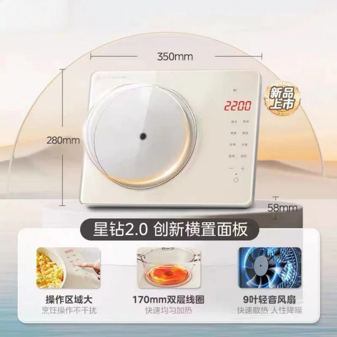 A56 2200 W高颜值陶瓷平底款 厨房用品（轻微瑕疵介意勿拍）F56