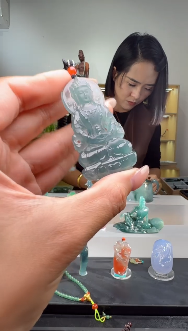 吊坠(不含链)未镶嵌翡翠度母