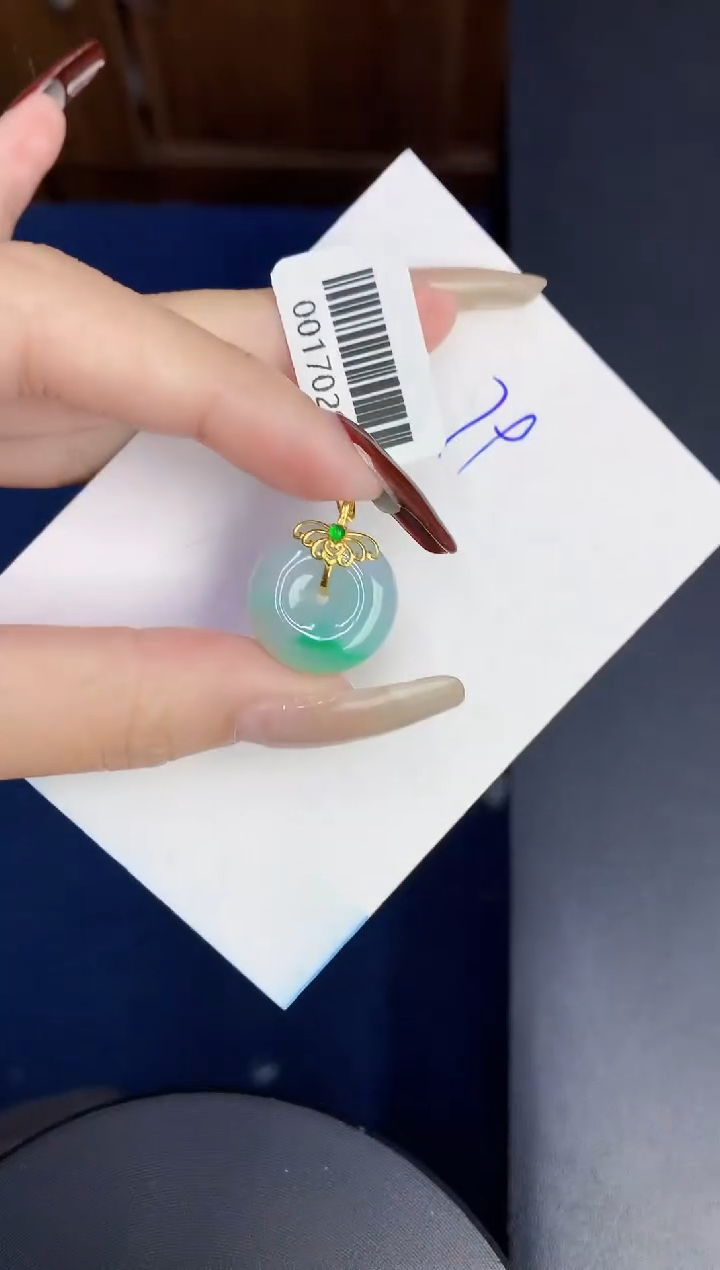 【闪购商品】翡翠颈饰18K金镶嵌00000000000