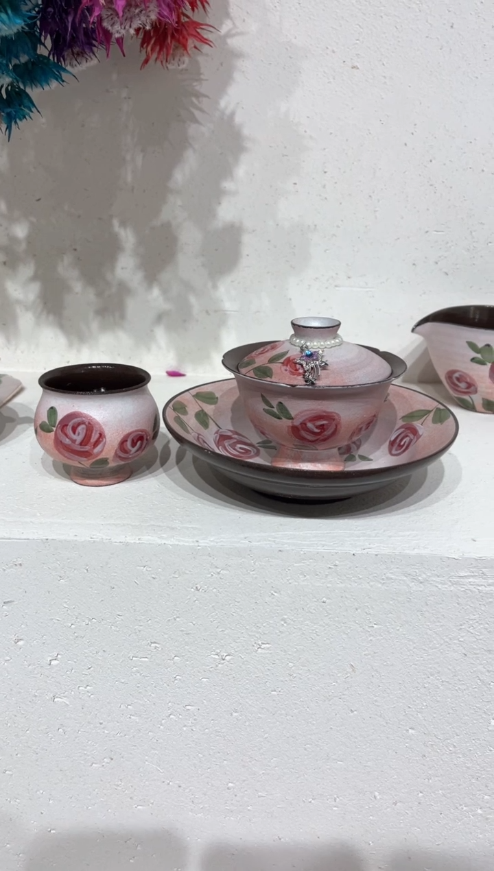 【闪购商品】盖碗+壶承+杯+提溜 哈哈
