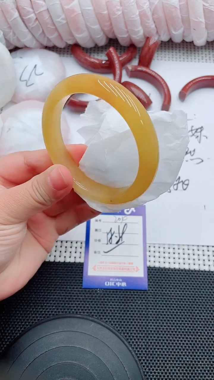 未镶嵌手镯石英质玉204-58-59