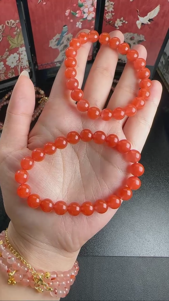 【闪购商品】南红玛瑙手串未镶嵌WY0114063多样性发一
