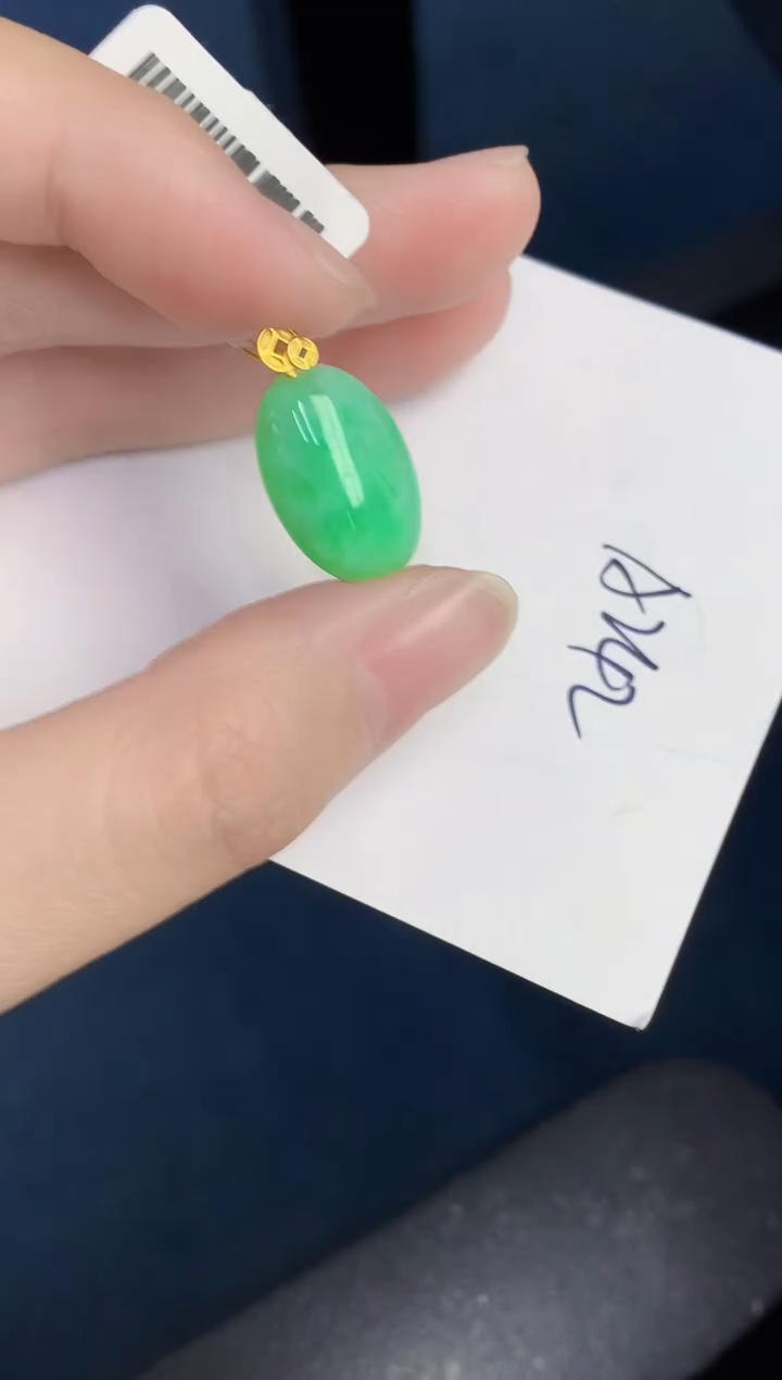 【闪购商品】翡翠颈饰18K金镶嵌000000000