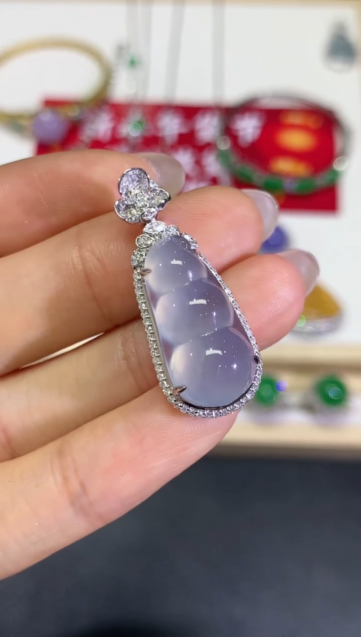 【闪购商品】定制翡翠18K金镶嵌团购50