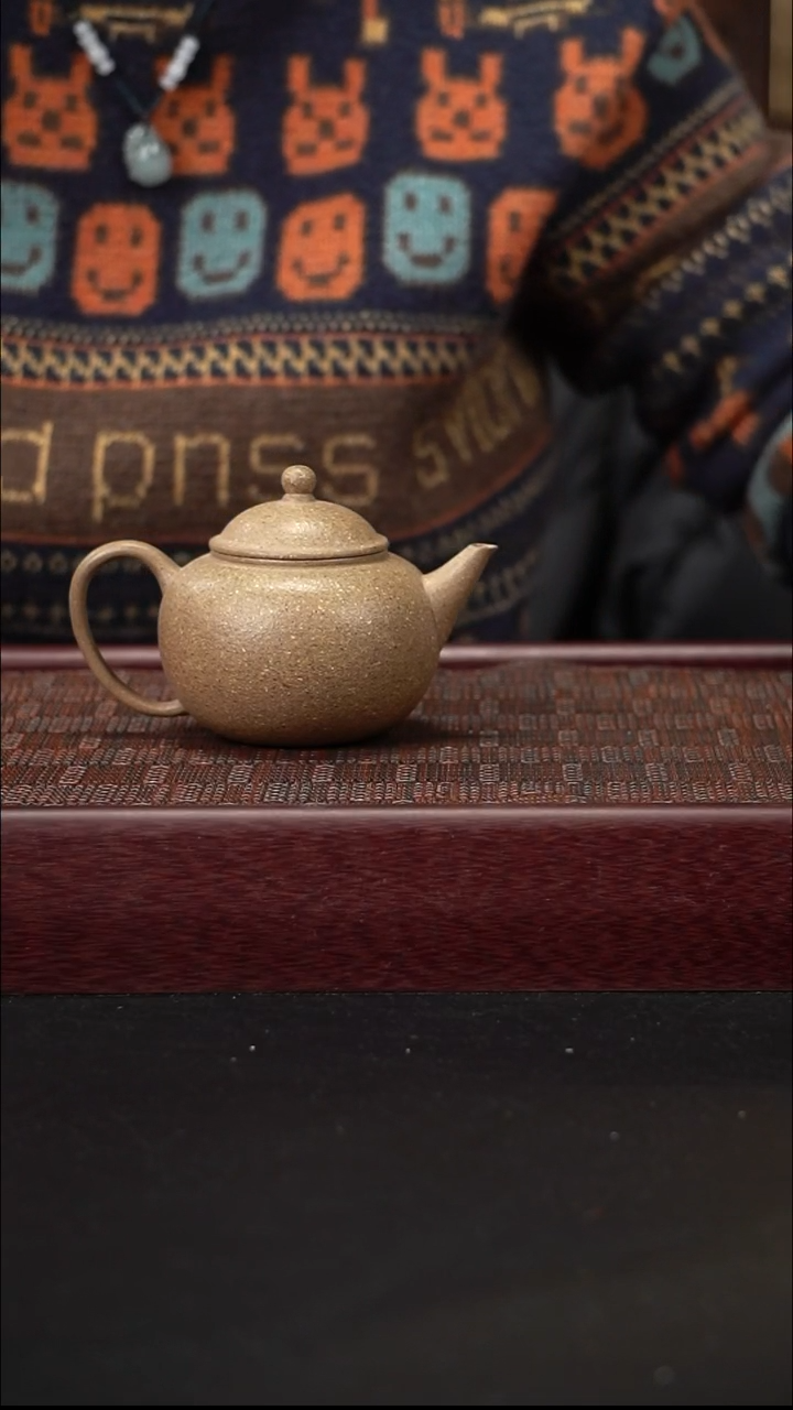 茶壶紫砂xj松华青段水平 
