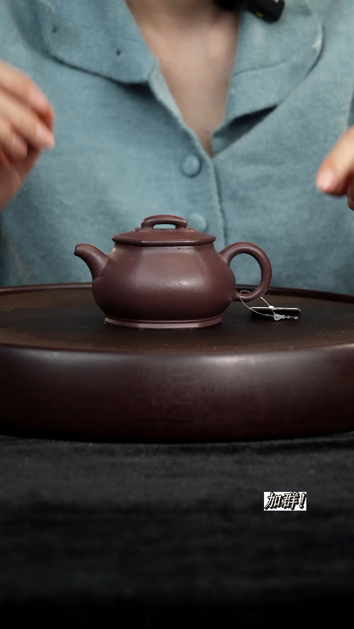 茶壶紫砂ZJ510626天青六方儒相120c