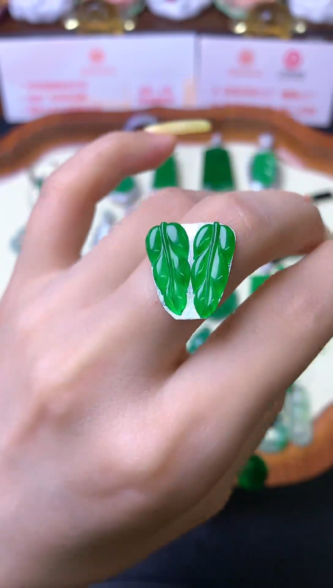 定制翡翠未镶嵌裸石（镶嵌定制）