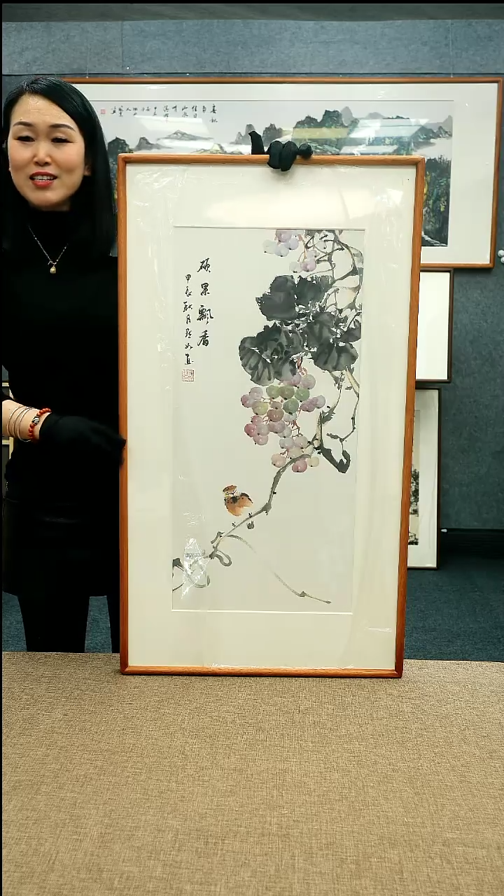 【闪购商品】国画52*92陈默如老师花鸟