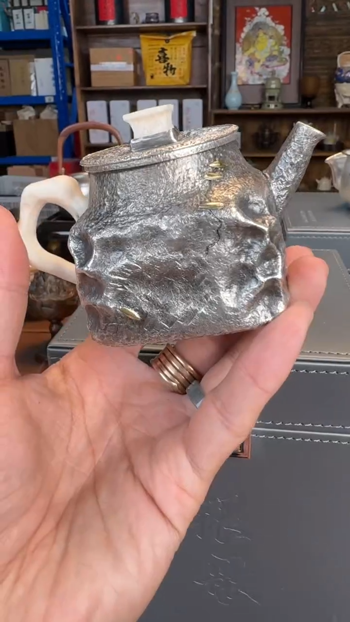 【闪购商品】瓷片1@@银歌银壶xh0862