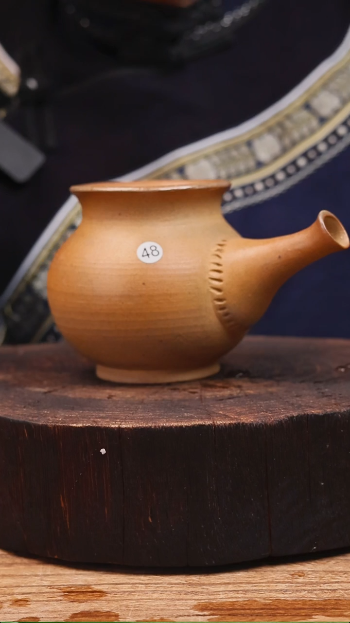 牙舟陶冗平窑裸烧公道杯48