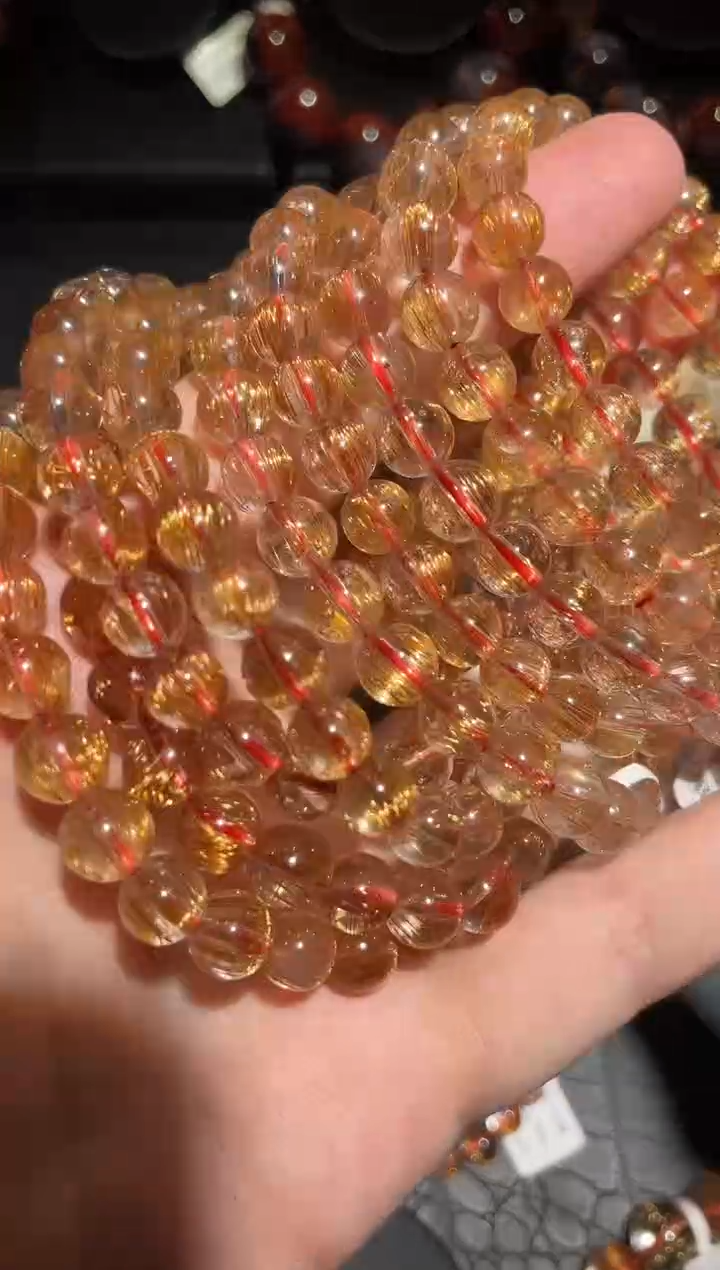 【闪购商品】水晶手链未镶嵌发晶单圈A7（多样性发其一）