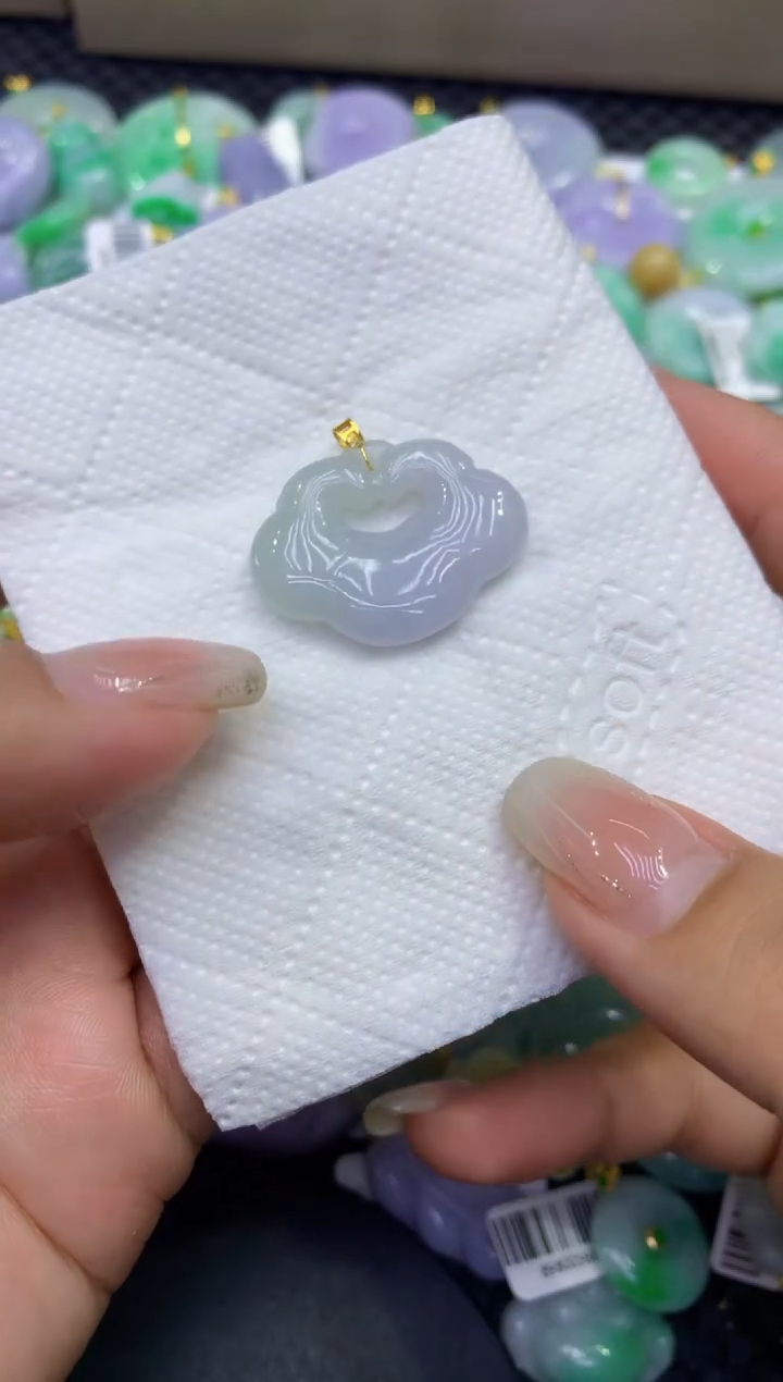 颈饰未镶嵌翡翠天然缅甸A货翡翠