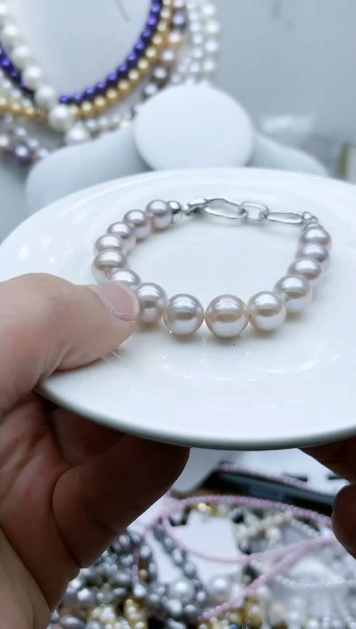 【闪购商品】淡水珍珠颈饰钛钢6