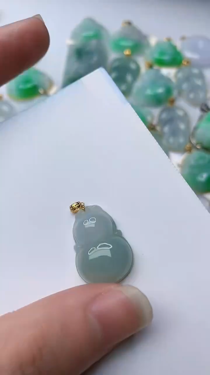 【闪购商品】翡翠颈饰18K金镶嵌93..........