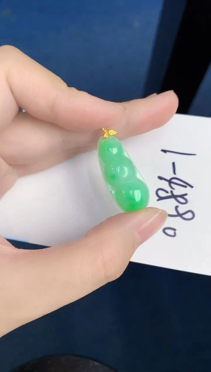 【闪购商品】翡翠颈饰18K金镶嵌0000000000