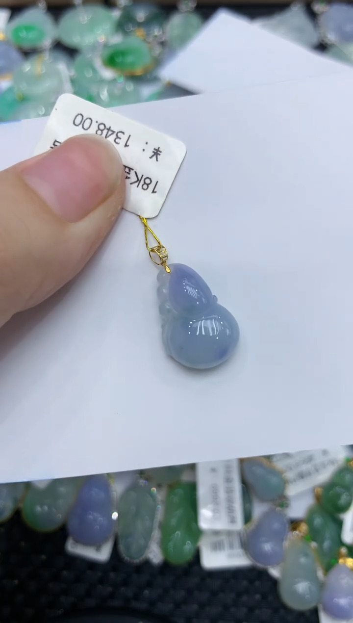 【闪购商品】翡翠颈饰18K金镶嵌111111111111