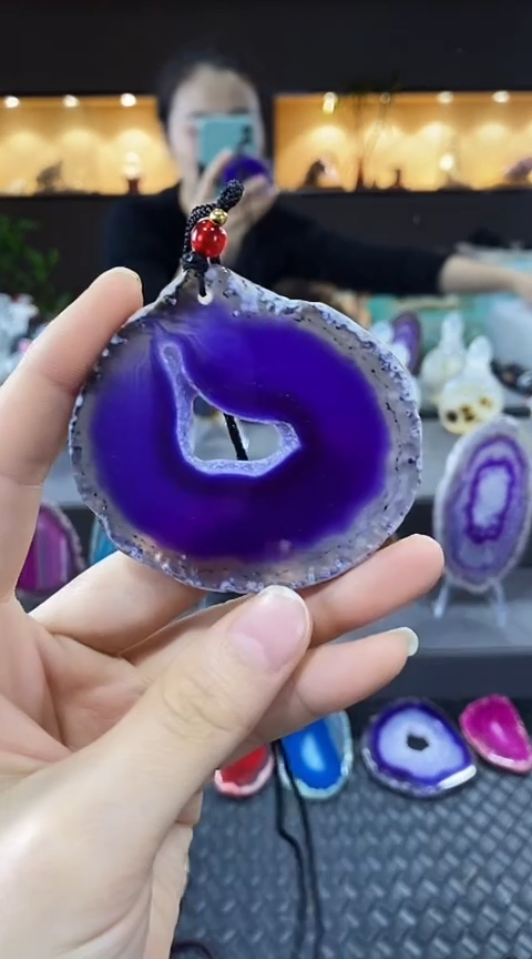 未镶嵌颈饰玛瑙/玉髓⑦**⑧玛瑙