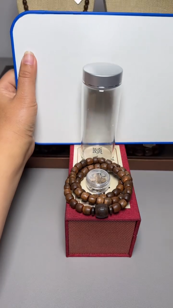 【闪购商品】沉香手串芽庄白棋0.9桶珠三圈