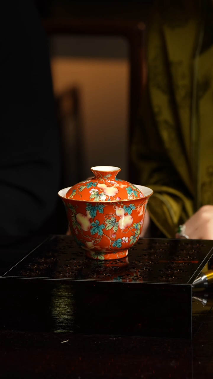 【闪购商品】Z溢珍堂预售15天先发茶巾福禄万代盖碗