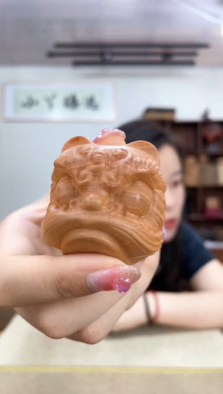 乌木类端景台294崖柏醒狮摆件木木