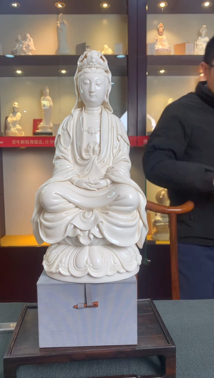 【闪购商品】摆件圣观音 德化白瓷  