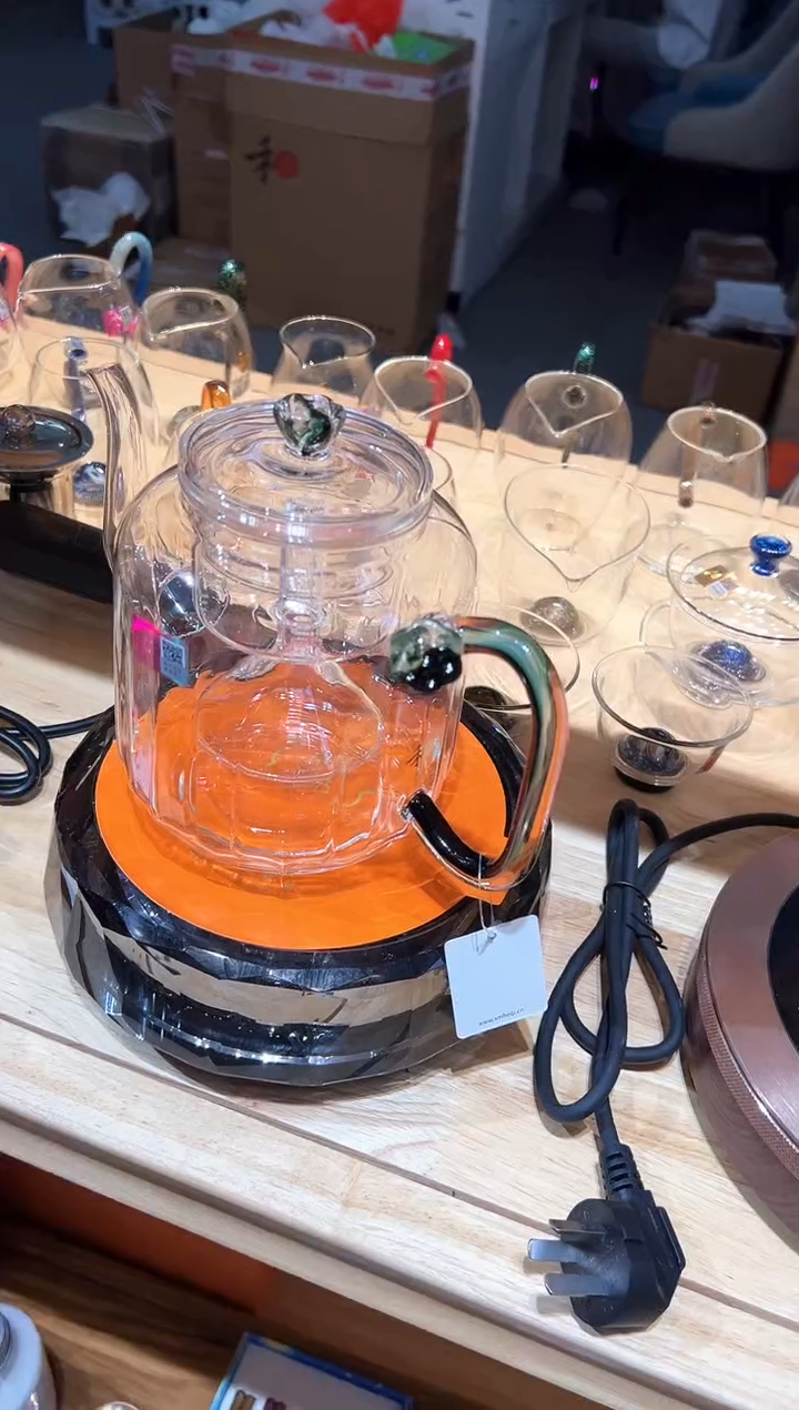 石**粒禾器莲君壶凤尾青绿