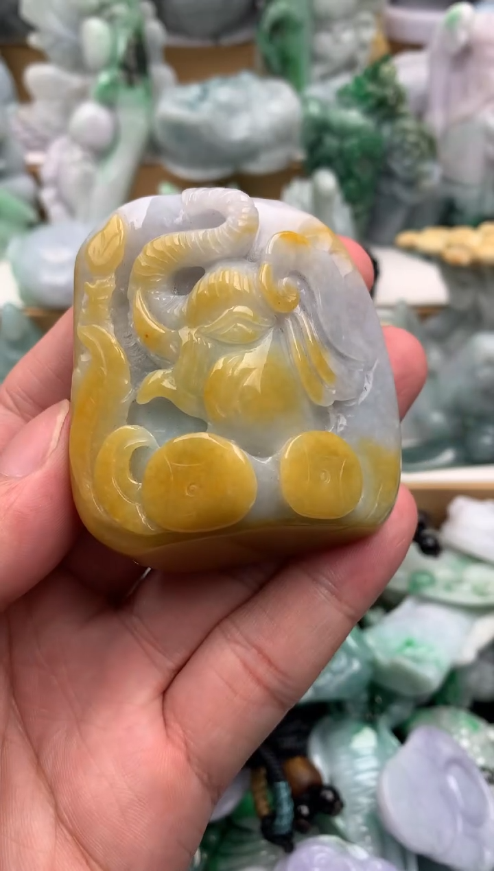 吊坠(不含链)未镶嵌翡翠1