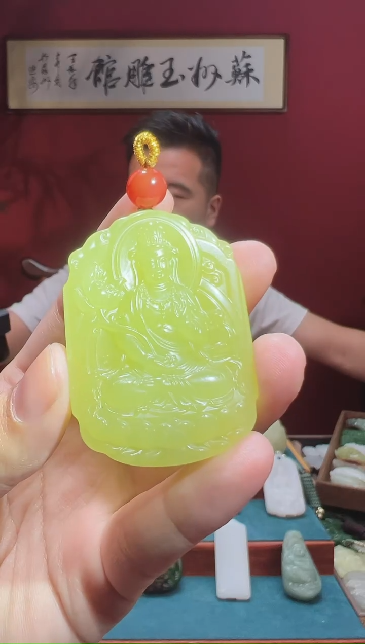 和田玉未镶嵌吊坠(不含链)且*哥1