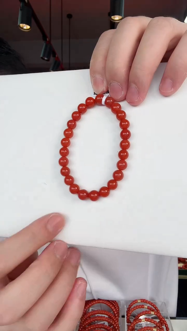 【闪购商品】南红玛瑙冰红手串7+未镶嵌一个/条