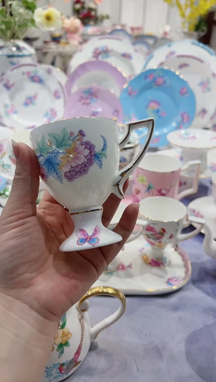 【闪购商品】骨瓷高脚杯