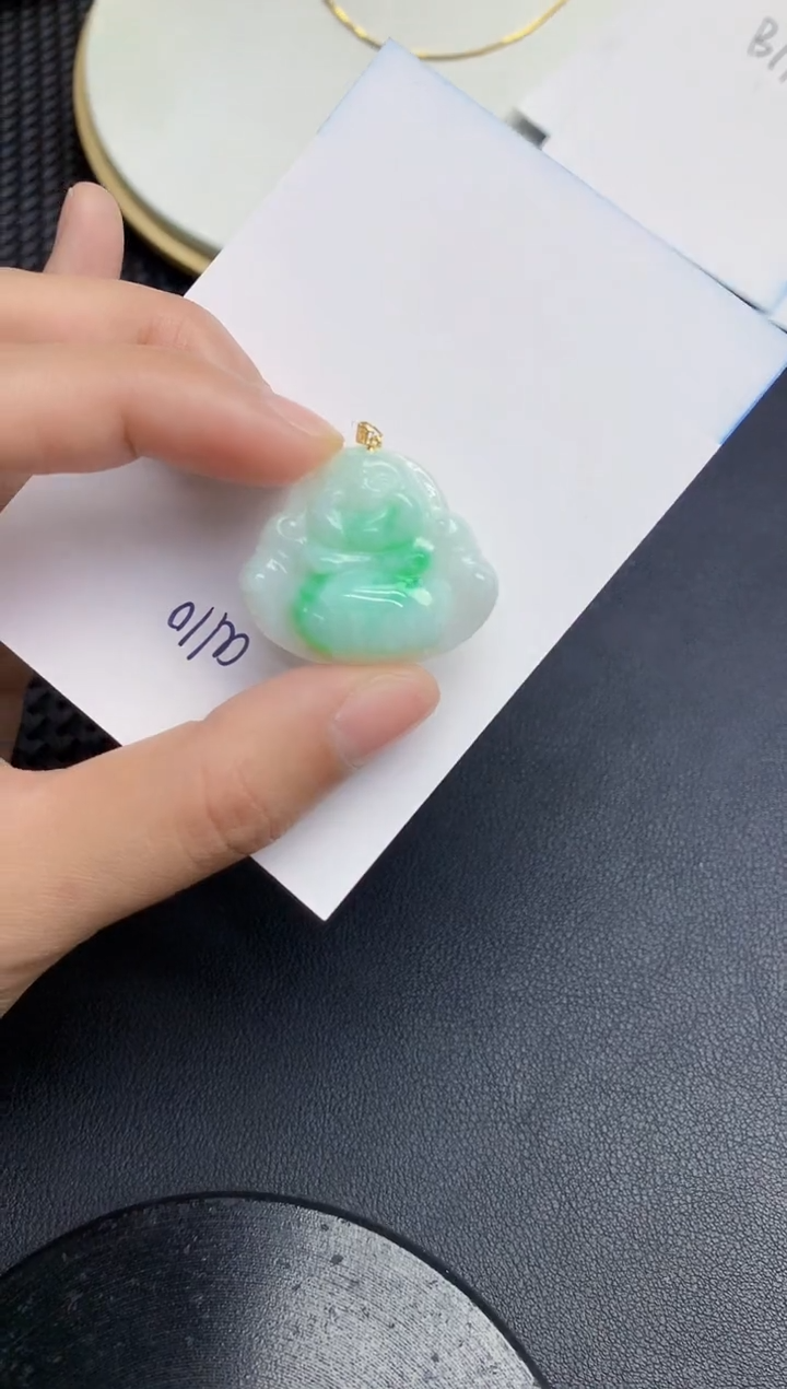 【闪购商品】翡翠颈饰18K金镶嵌000000000