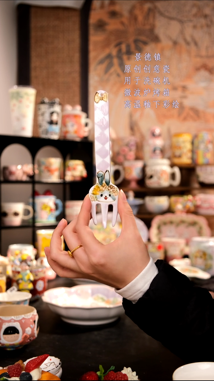 摆件陶旺的可以陶瓷设计师款