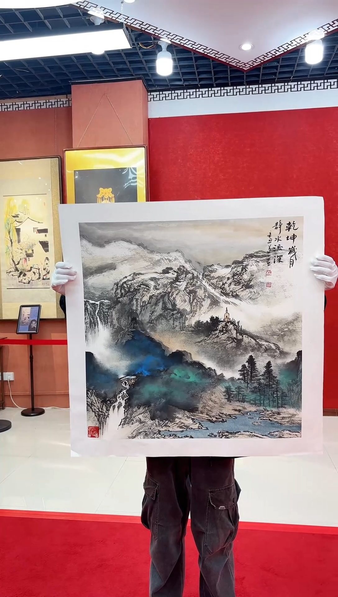 【闪购商品】国画道一老师亲笔绘画作品D19