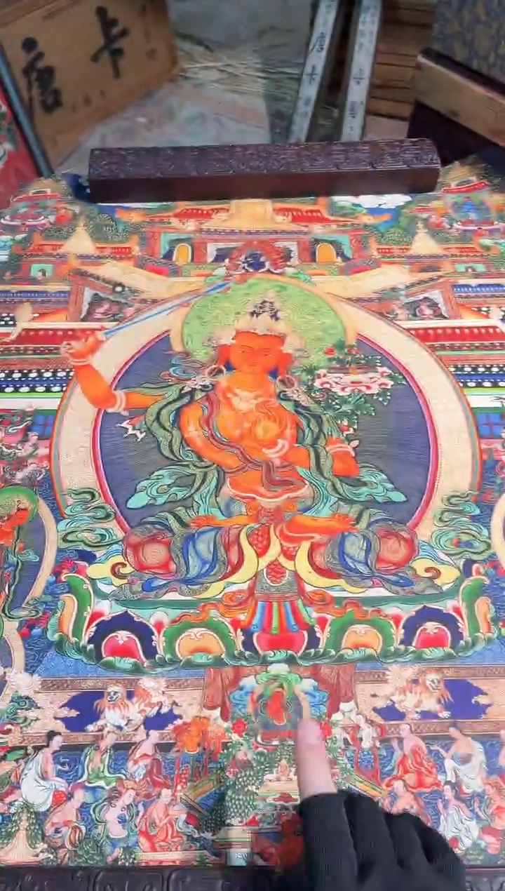 卷轴画路路的唐卡tk160