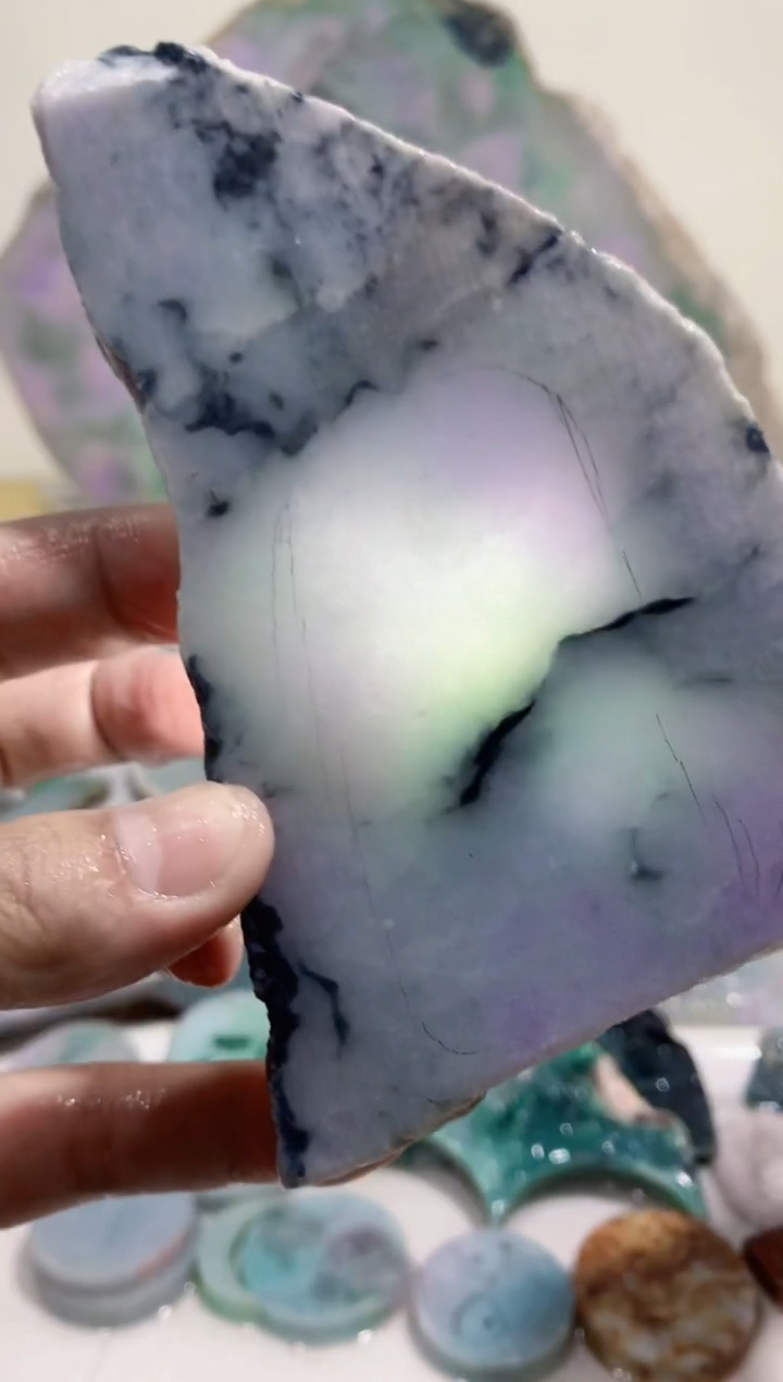 裸石翡翠0蒙0翡翠珠宝923