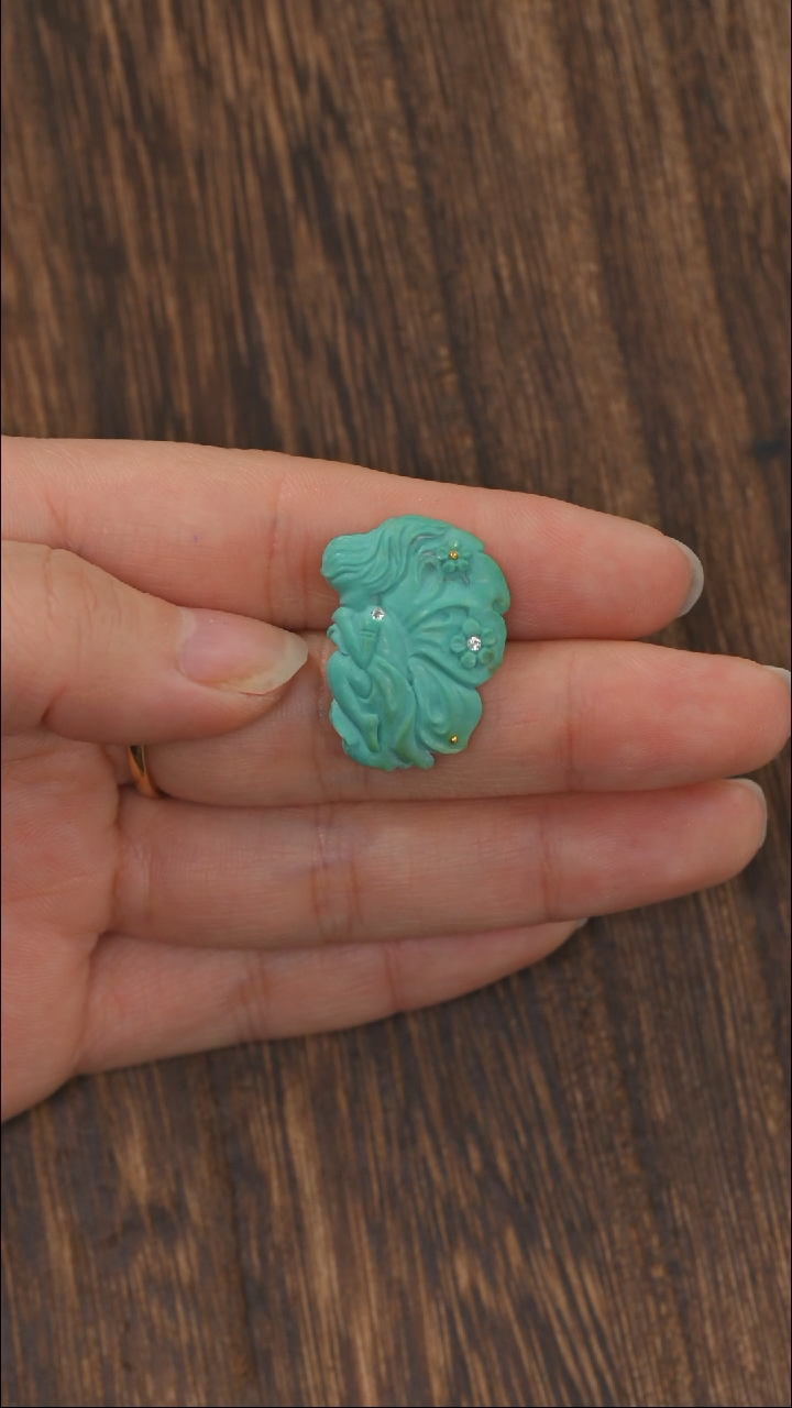 【闪购商品】绿松石挂饰未镶嵌1