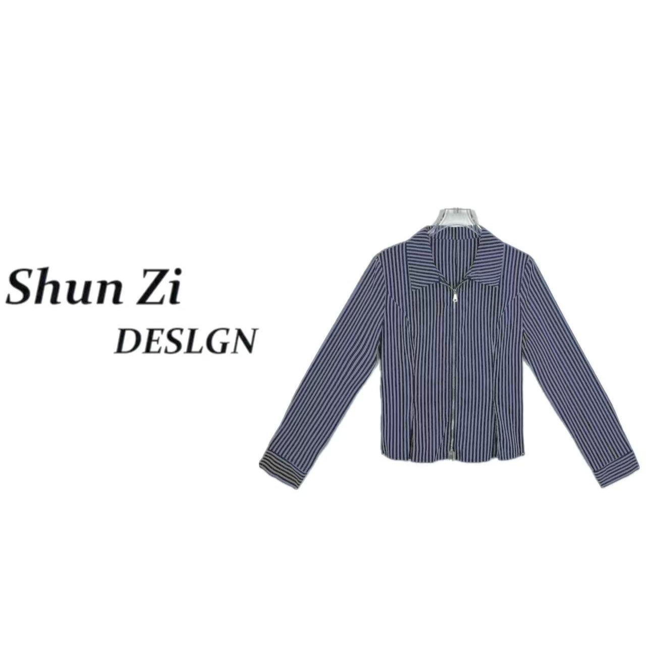 【达人】顺子/SZ7135 【小蛮腰】简约风时尚小众设计款双拉链衬衣